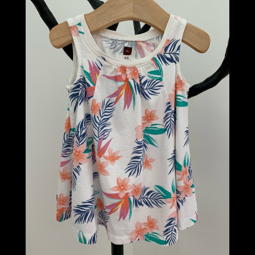 Tea collection dress tunic top in size 6-9m baby girl